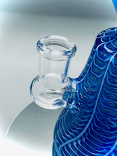 Load image into Gallery viewer, 8&quot; Bent Neck Bubble Trap Bong with Matching Bowl.
