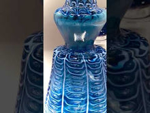 Load and play video in Gallery viewer, 8&quot; Bent Neck Bubble Trap Bong with Matching Bowl.
